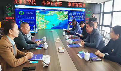 遼寧省朝陽市民政局領導一行蒞臨峻海物聯實地調研